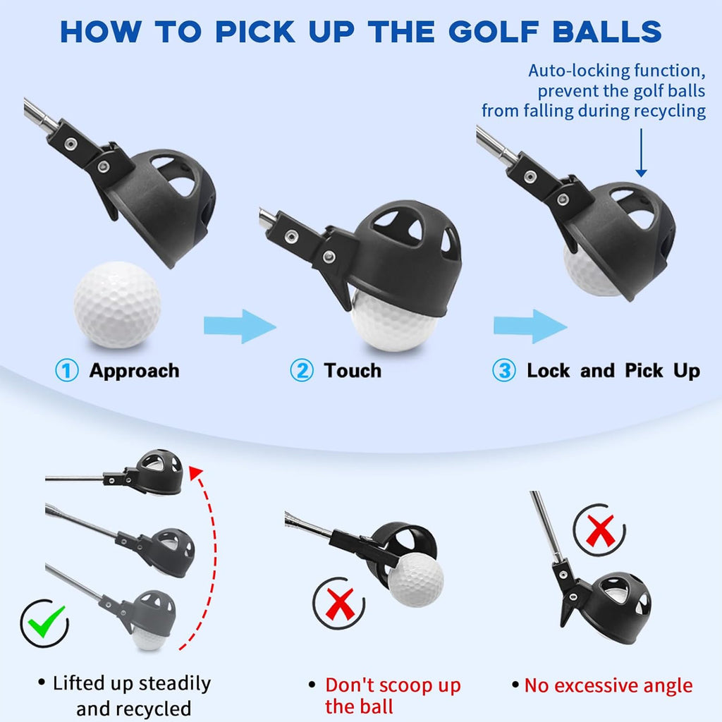 Stainless Steel Golf Ball Retriever