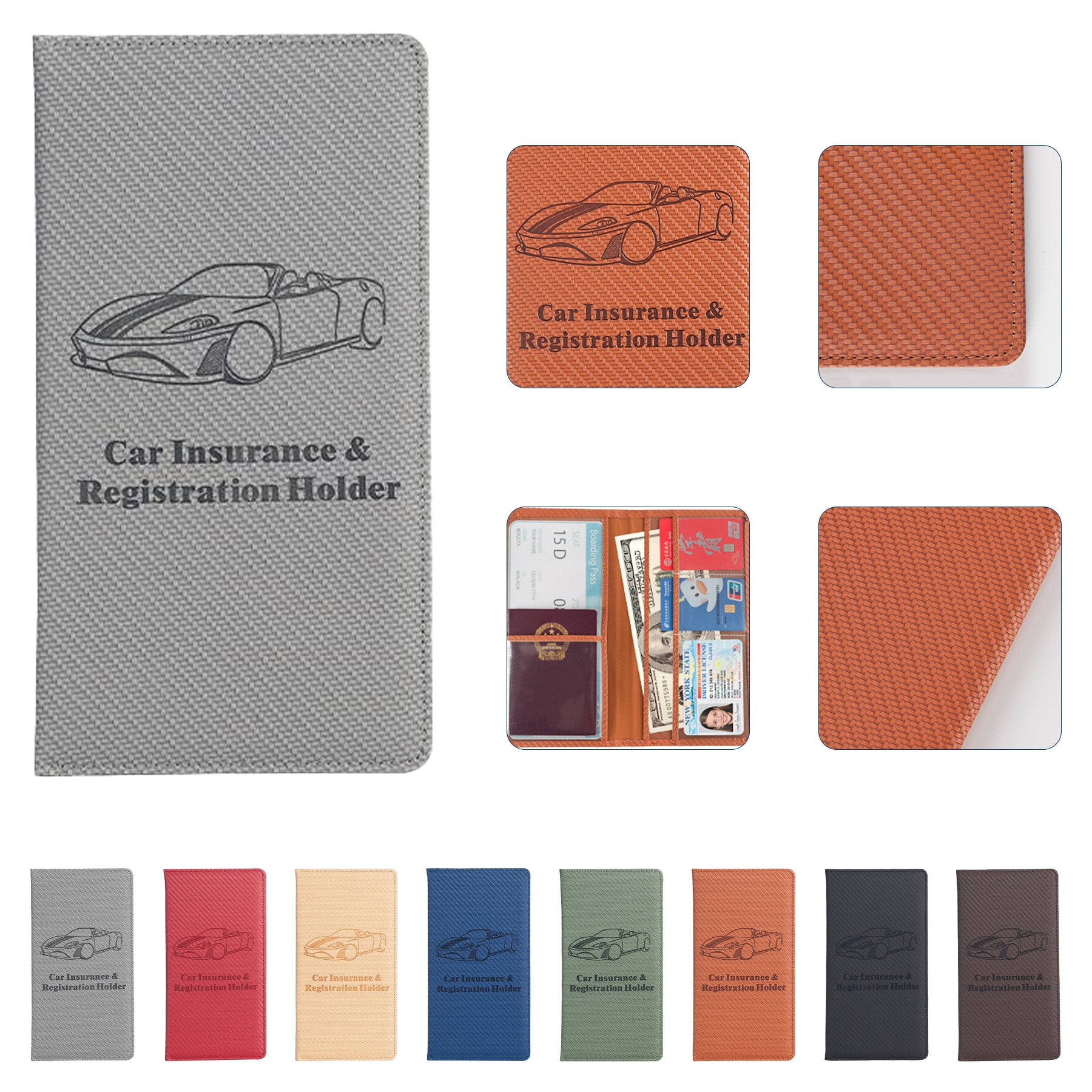 Car Registration And Insurance Holder