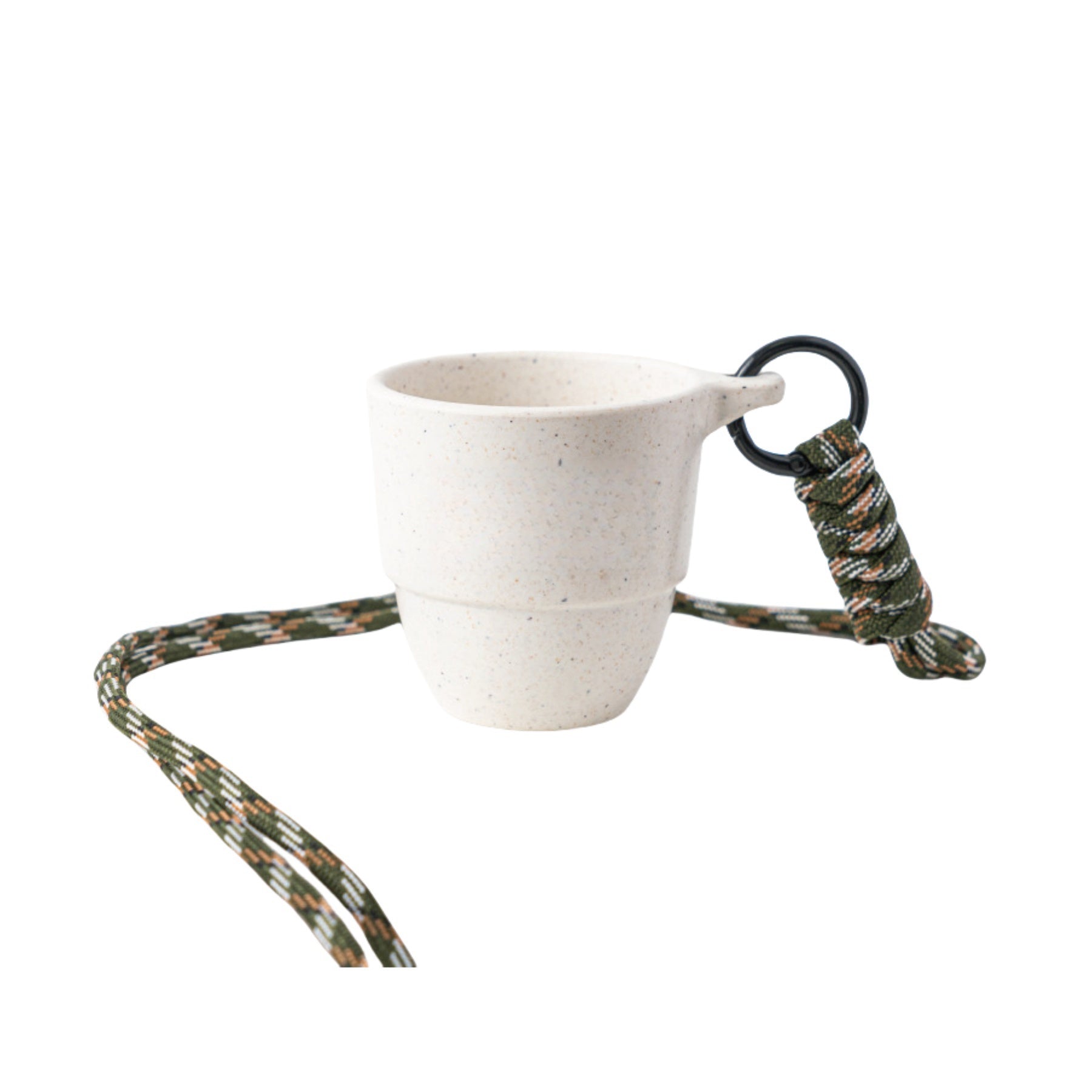 Coffee Grounds Cup With A Lanyard