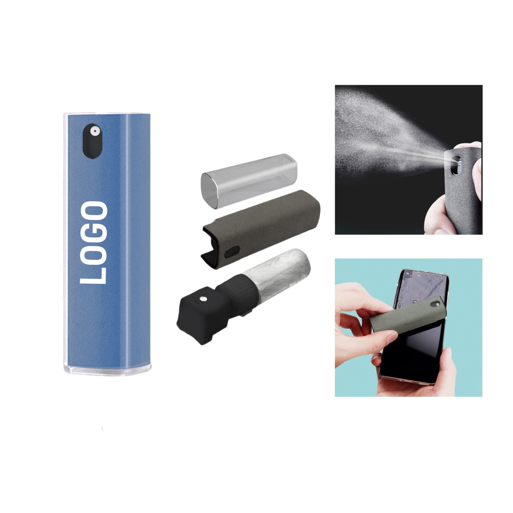 2 in 1 Screen Spray & Wipe Cleaner