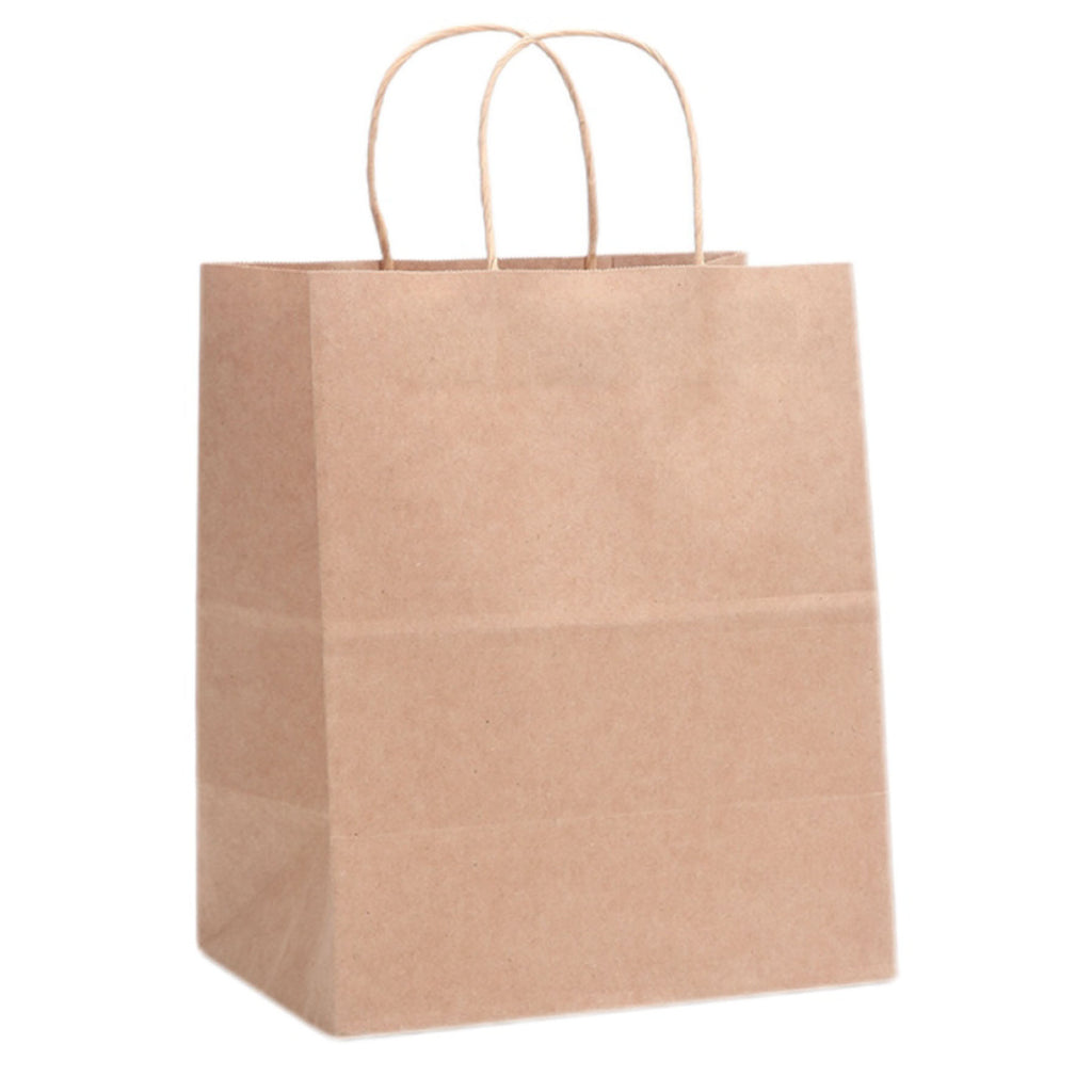 Durable Kraft Paper Bags With Handles - Eco-Friendly