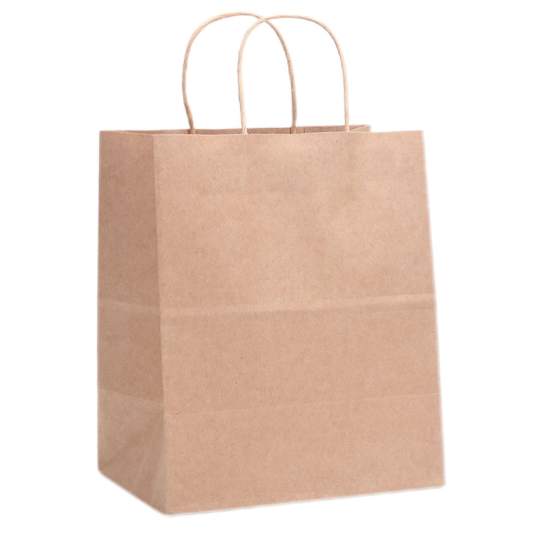 Durable Kraft Paper Bags With Handles - Eco-Friendly