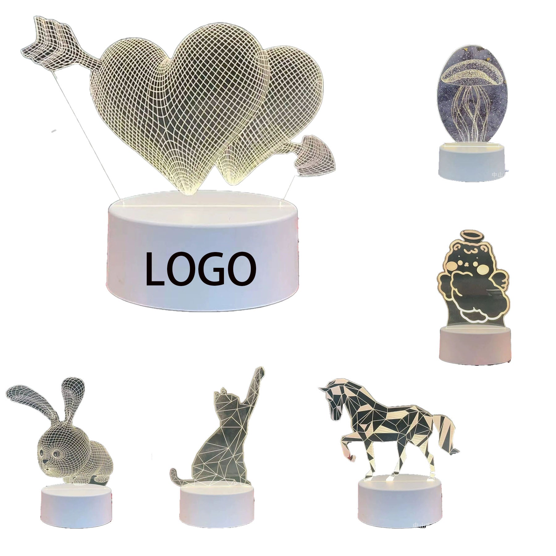 Customizable 3D Creative Night Light