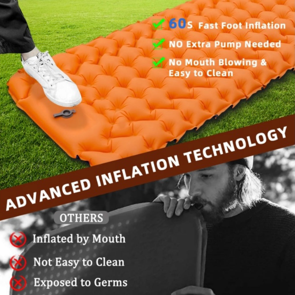 Outdoor Foot Inflatable Sleeping Mat