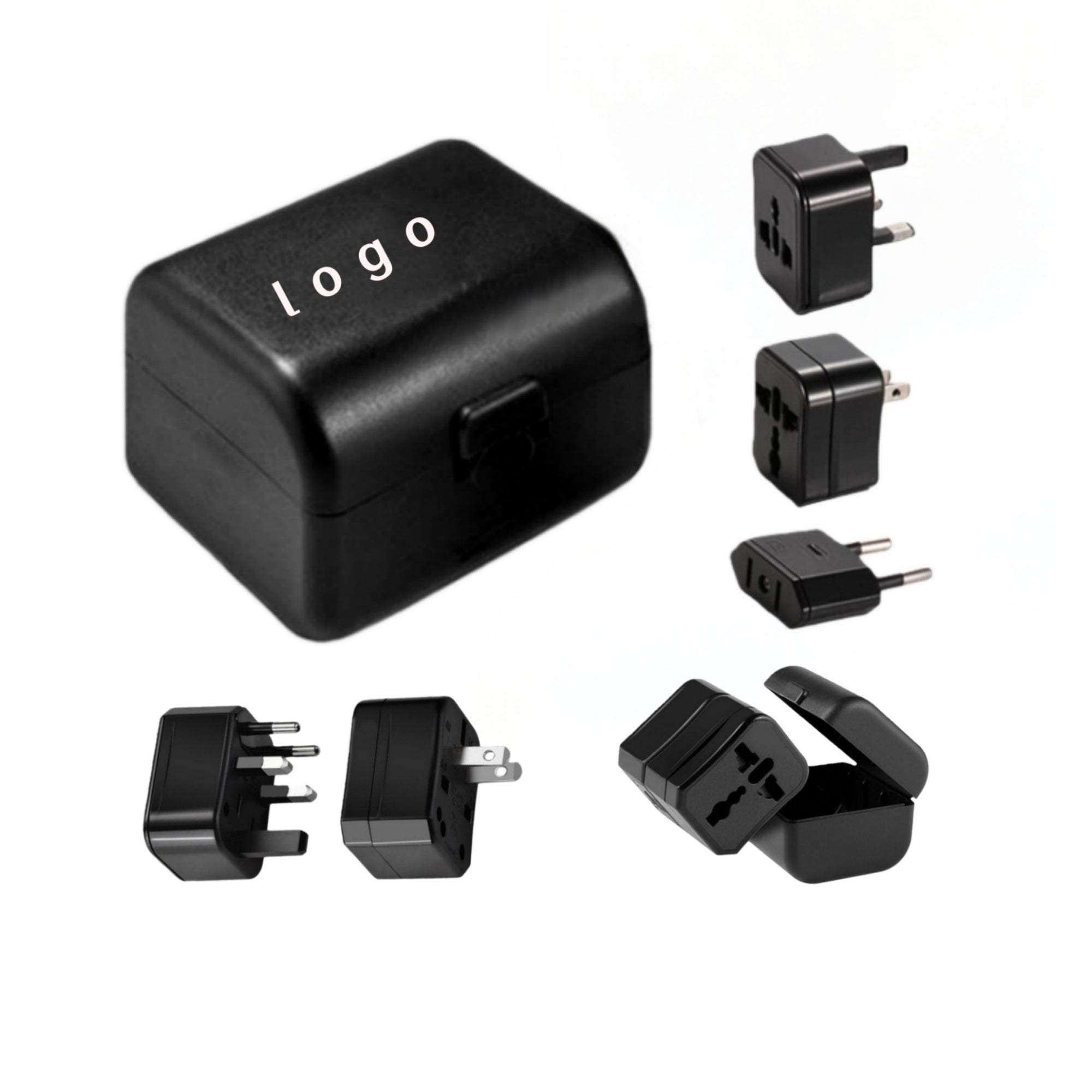 Universal Travel Adapter With Storage Case