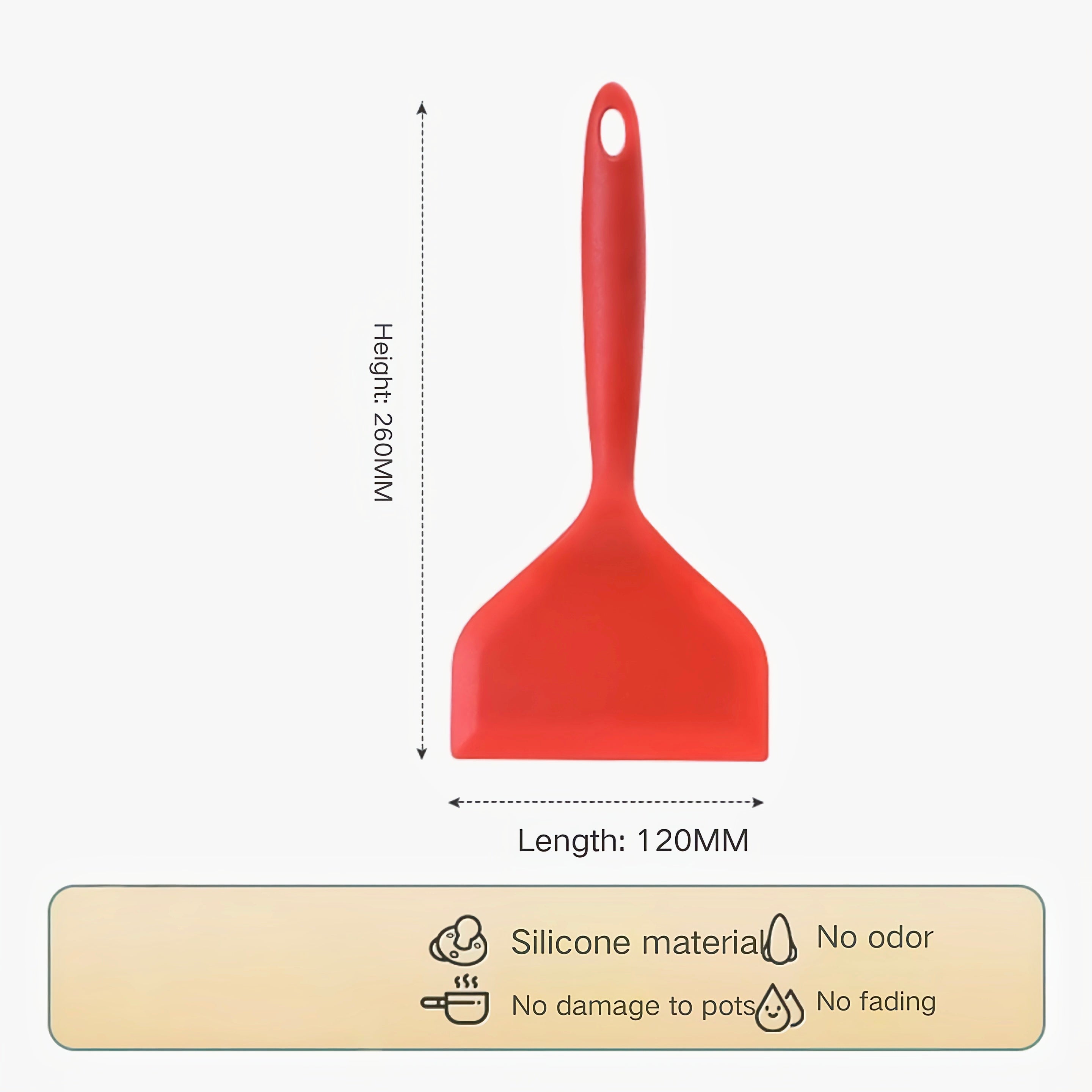 Non-Stick Silicone Turner