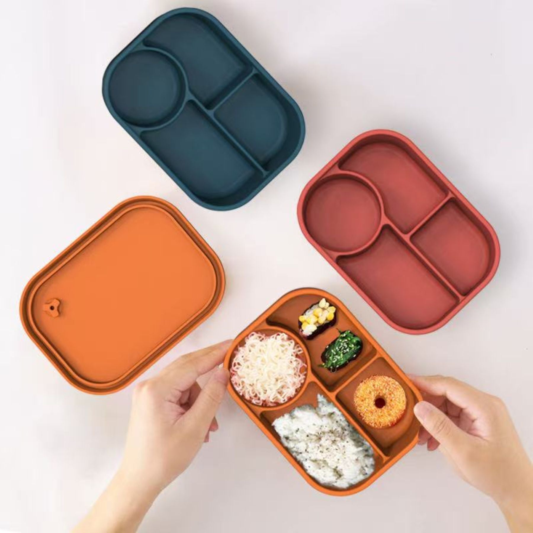 Food-Grade Silicone Lunch Box
