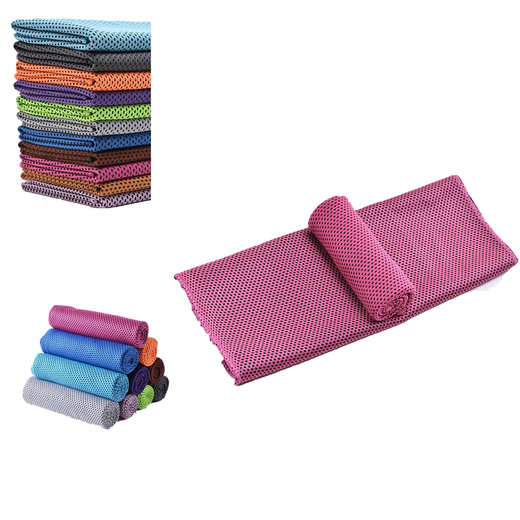 Outdoor Sweat Wiping Cooling Exercise Cold-Sensing Fabricyoga Towel
