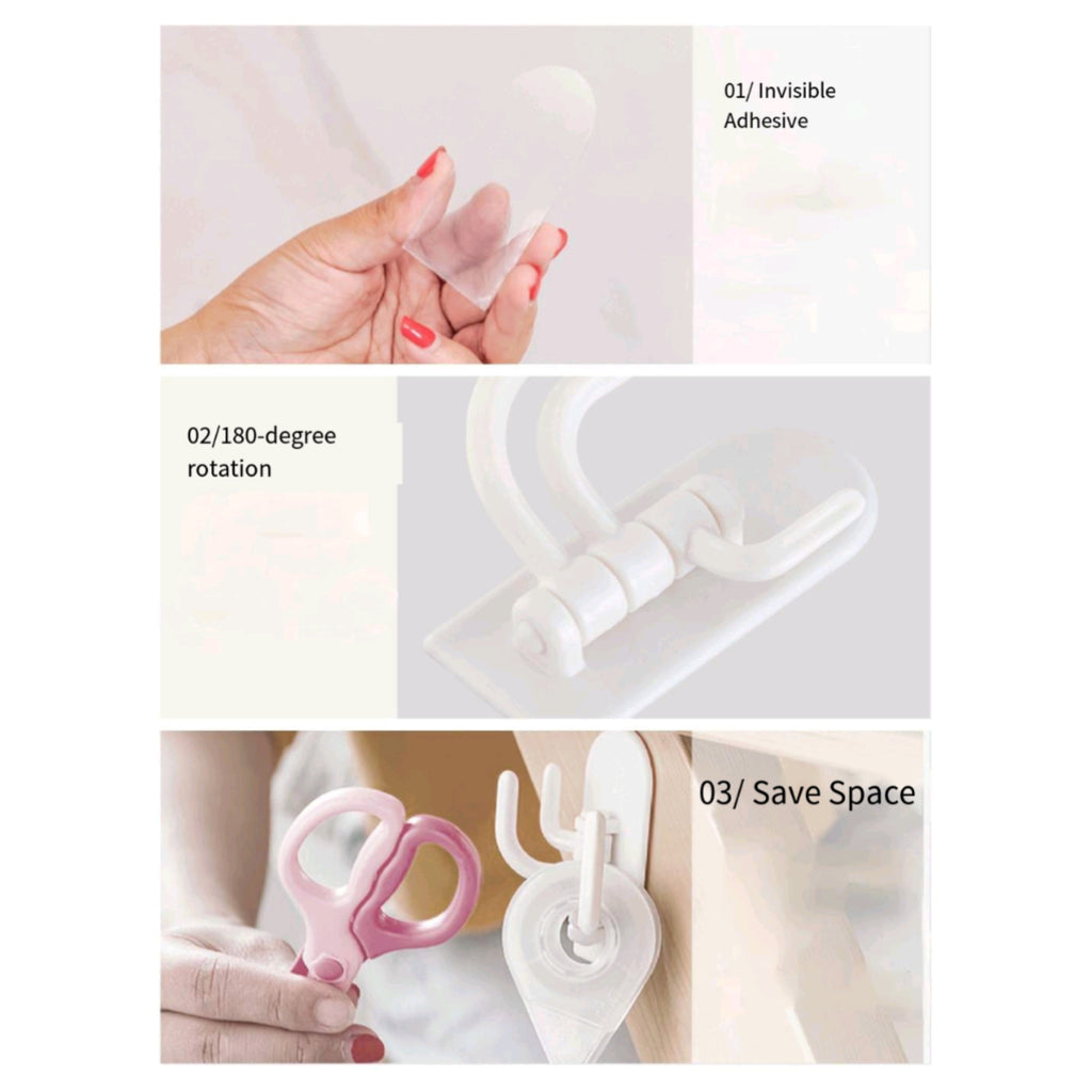 Traceless Three Hook Hanger For Kitchen
