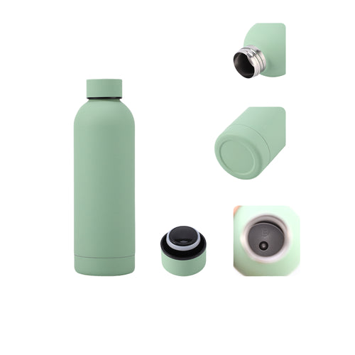 304 Stainless Steel 500ml Slim-Mouth Insulated Water Bottle