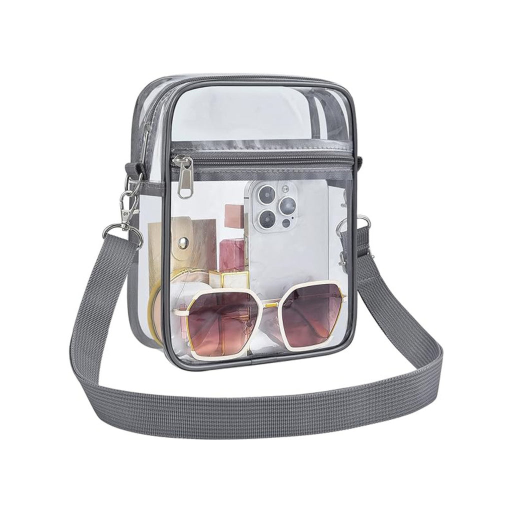 Transparent PVC Waterproof Crossbody Bag