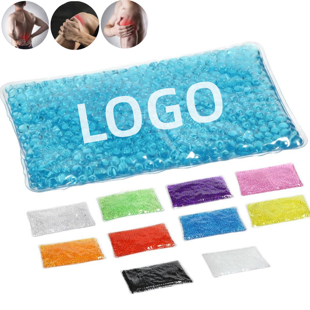 Reusable Rectangular Gel Beads Hot/Cold Pack