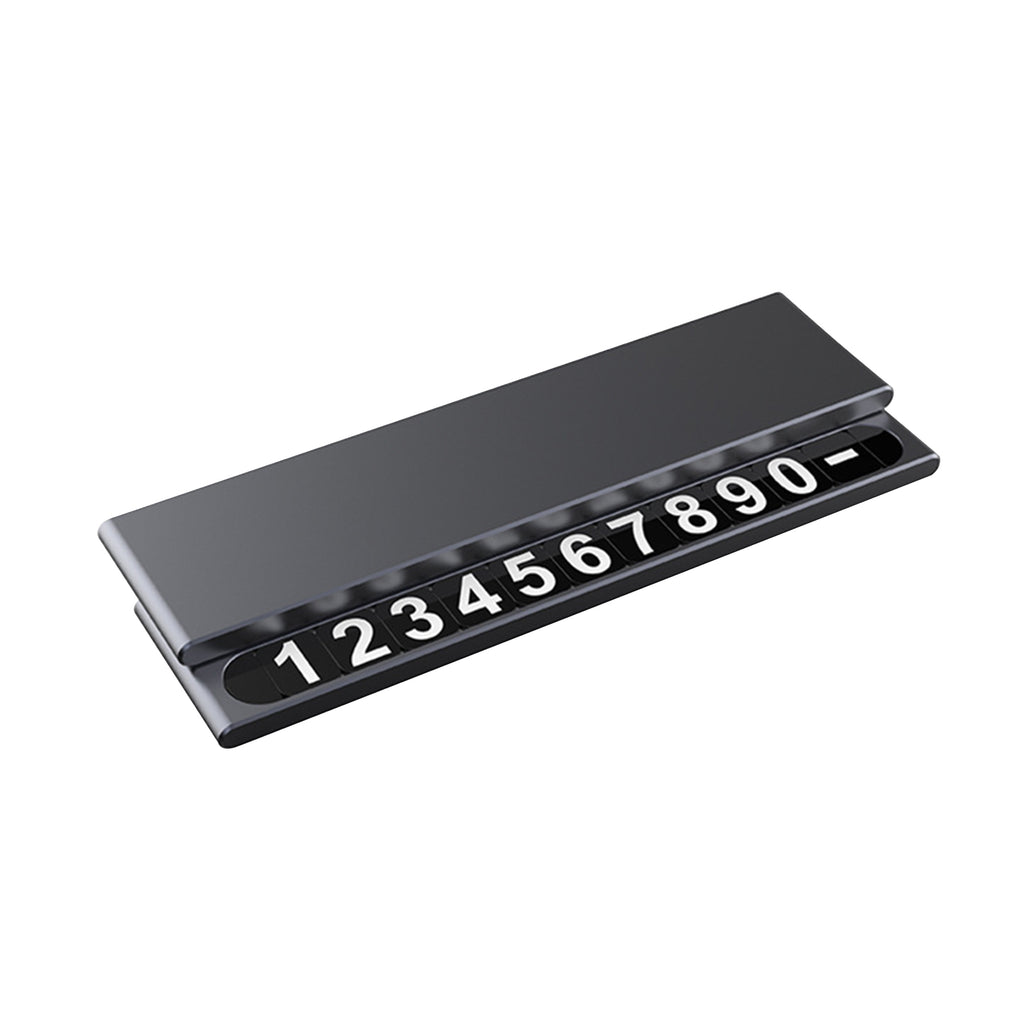 Car Temporary Parking Number Sign