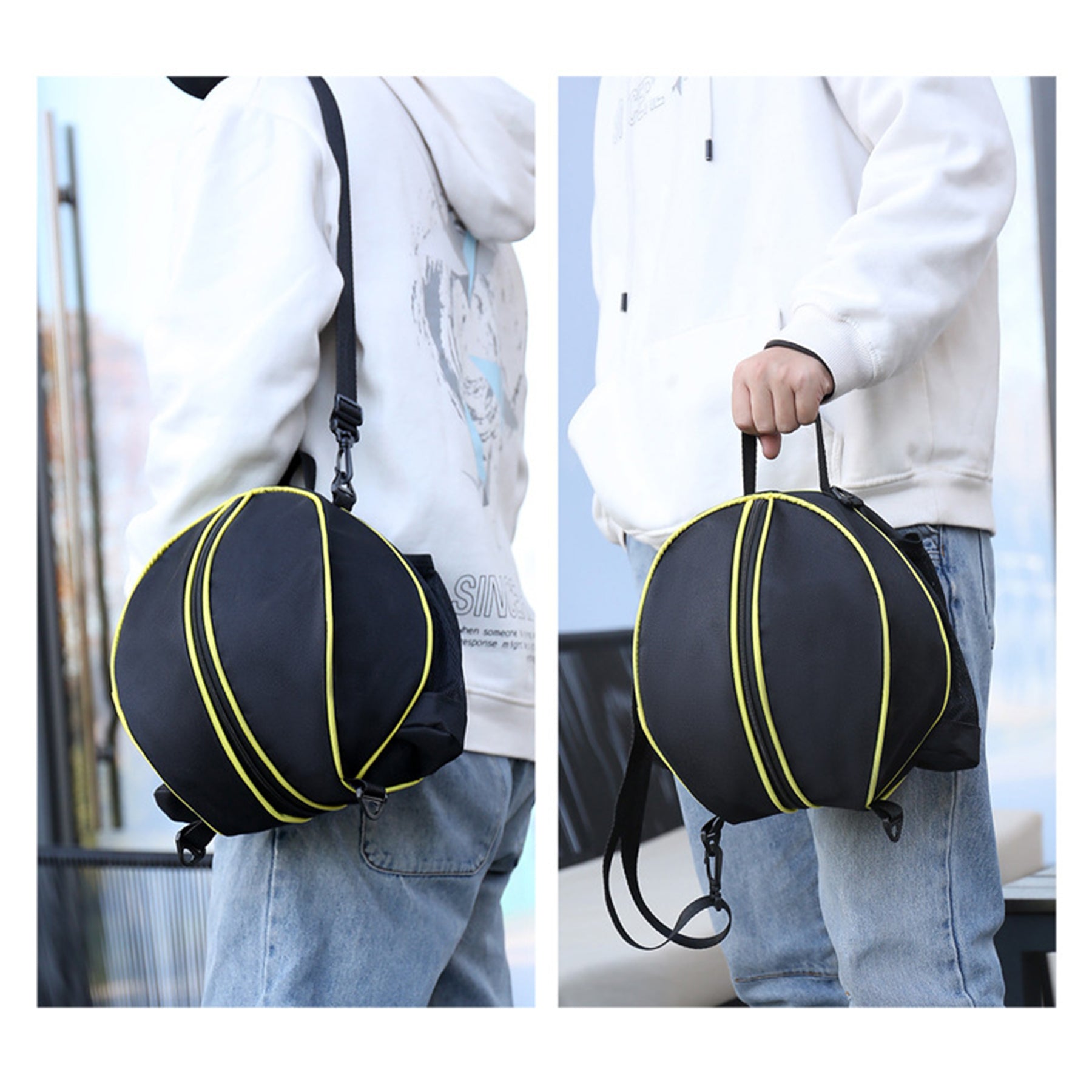Basketball Shoulder Soccer Storage Bag Holder Waterproof