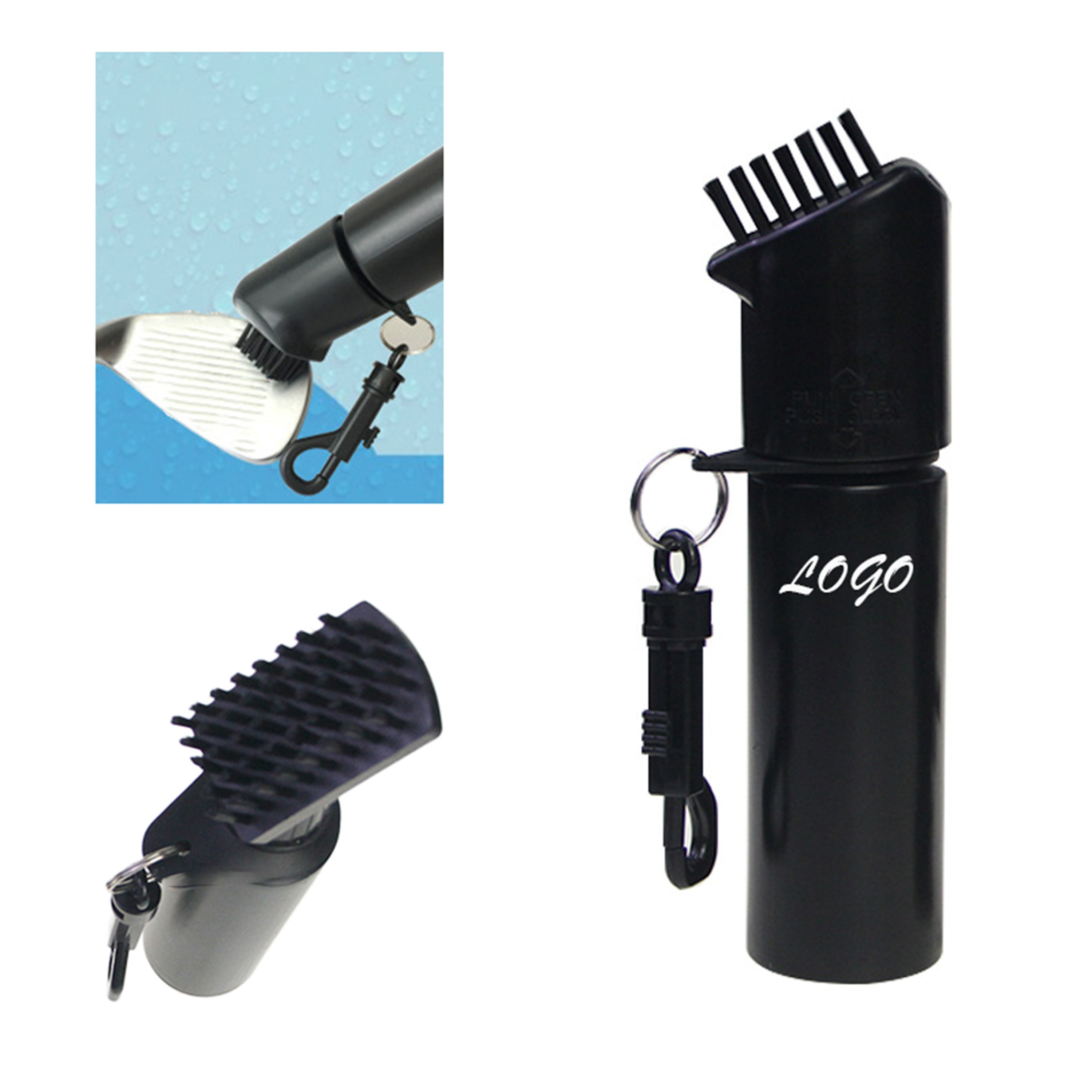 Golf Club Brush With Hook