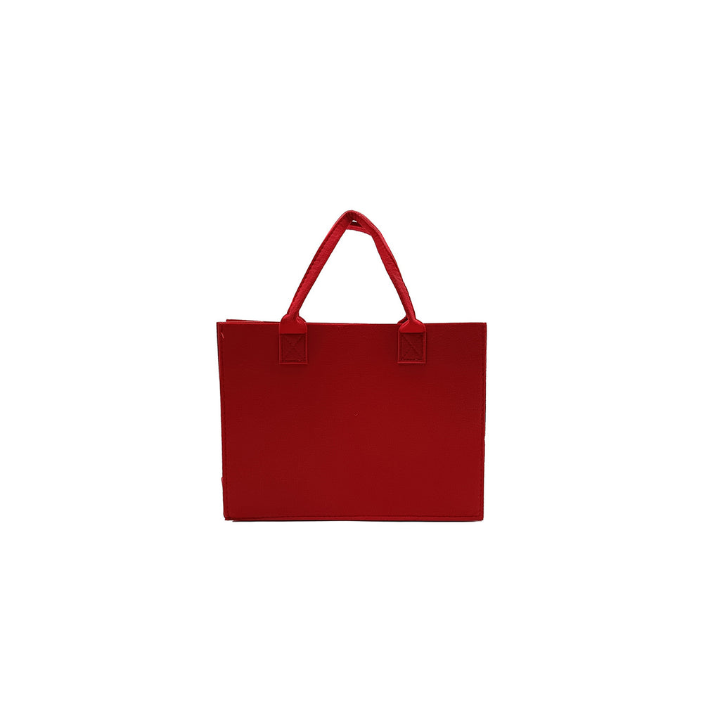 Large-Capacity Felt Tote - Versatile Bag