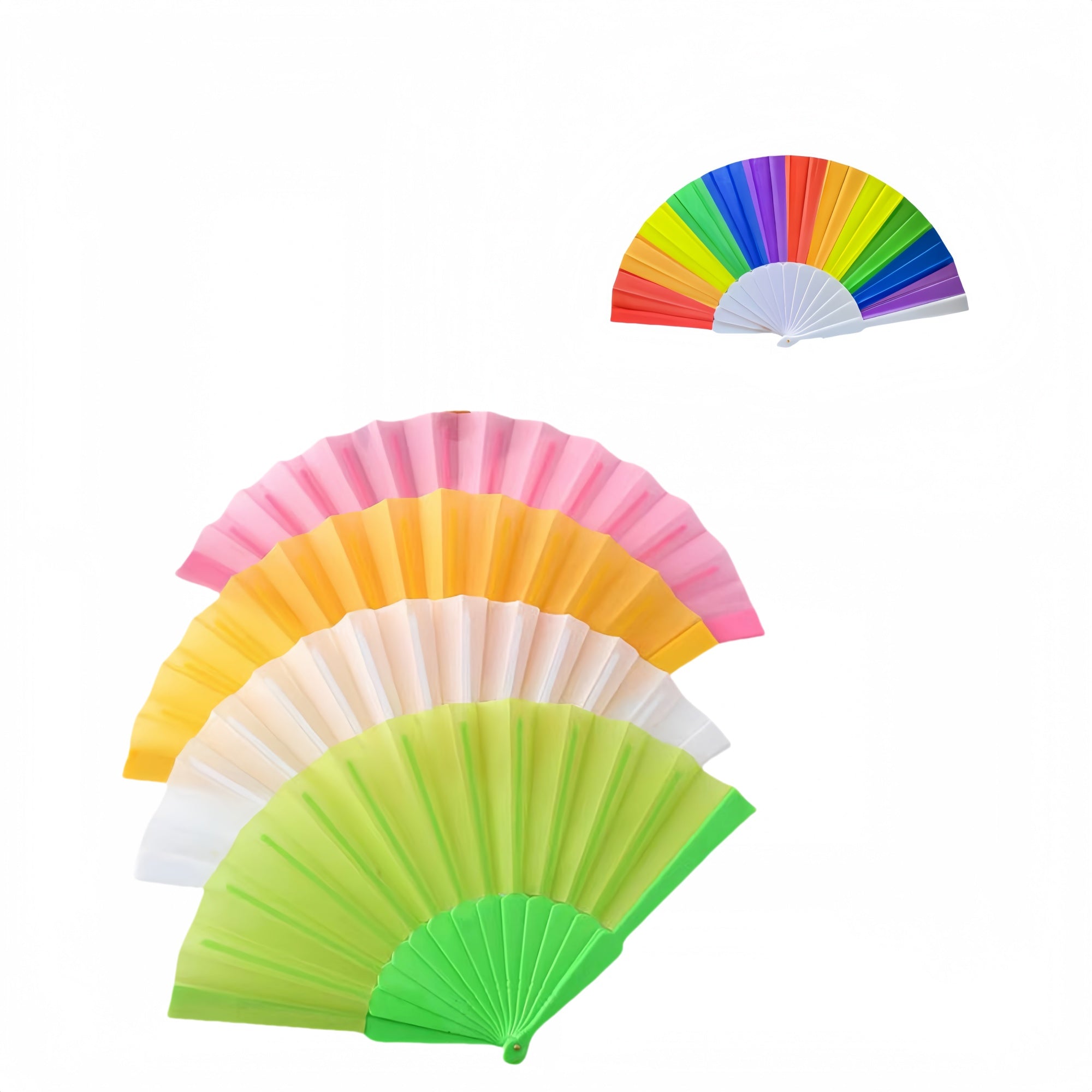 Solid Colored Flat Type Craft Fan