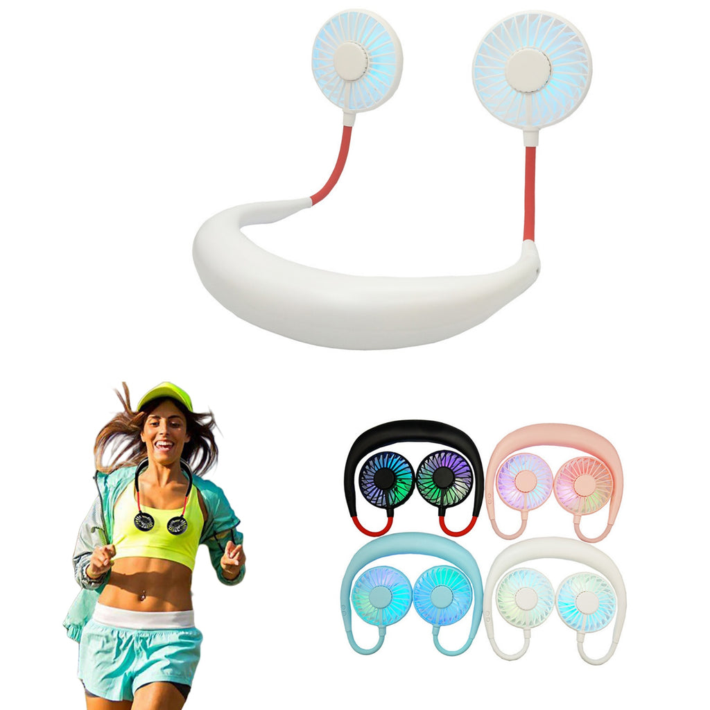 Portable And Foldable Neck-mounted Fan