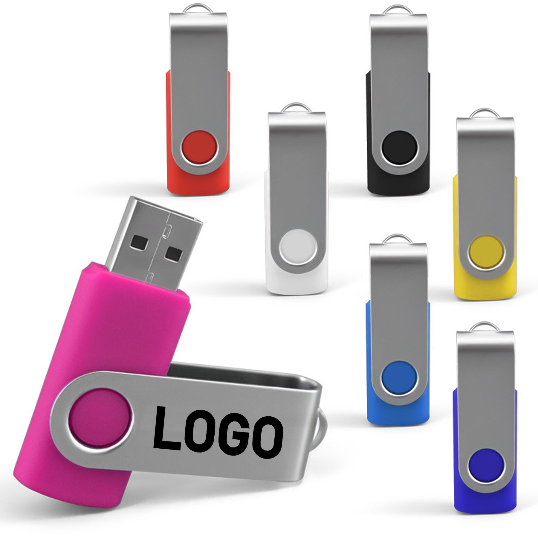 4GB USB Swivel Design Flash Drive