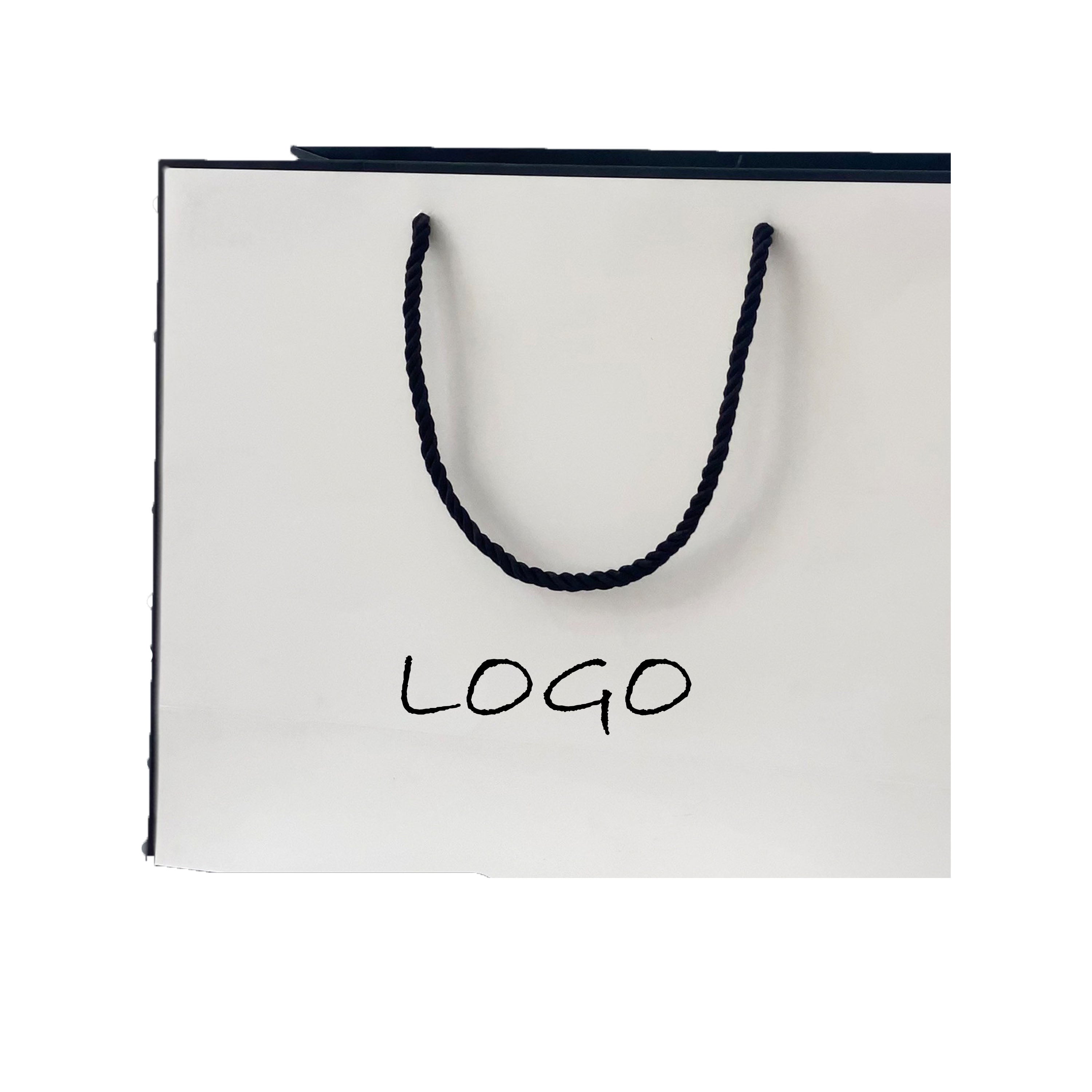 Natural Handle Shopper Paper Bags