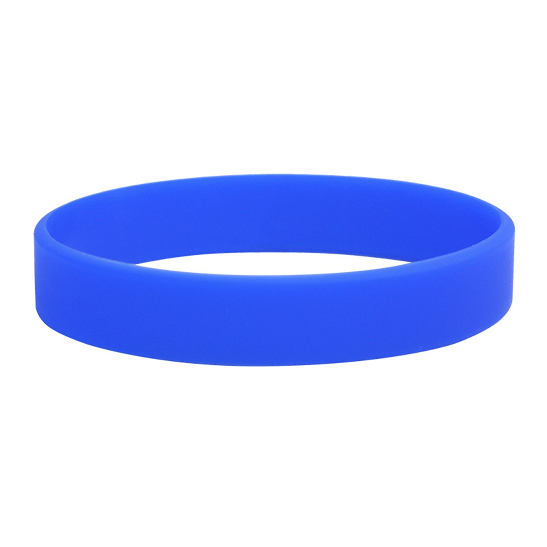 Simple Style Solid Color Silicone Bracelet
