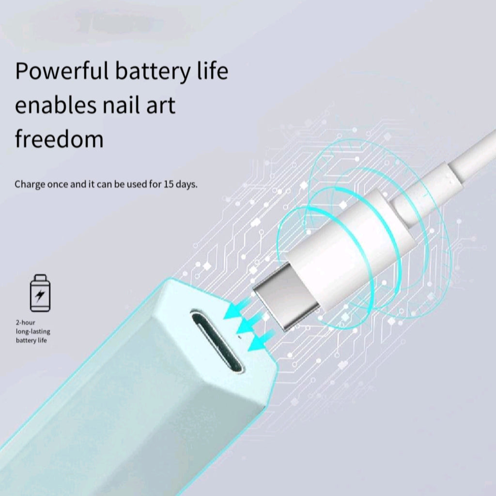 Portable Cordless Nail Lamp Rechargeable Mini LED Fast Cure