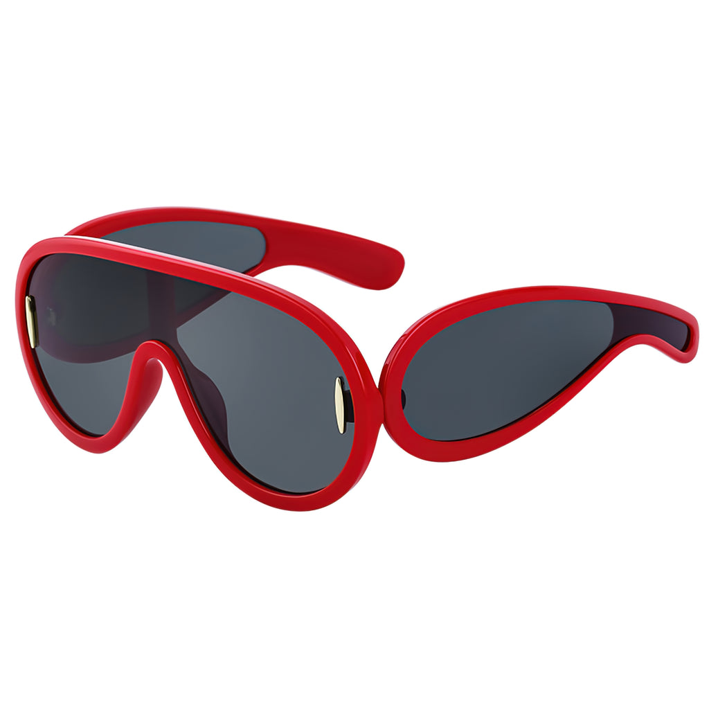 Mask Sunglasses Trendy Futuristic Shield Sun Glasses Uv400