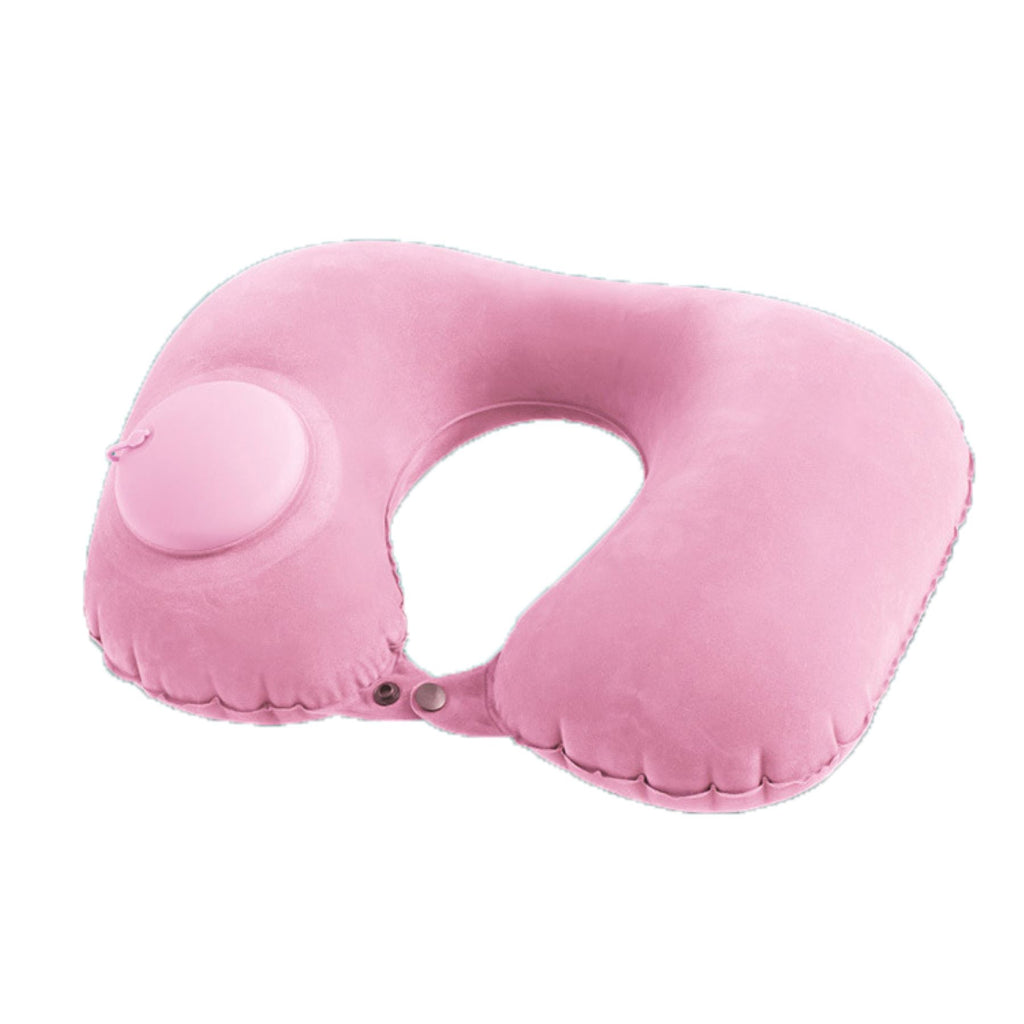 Press To Inflate U-Shaped Pillow