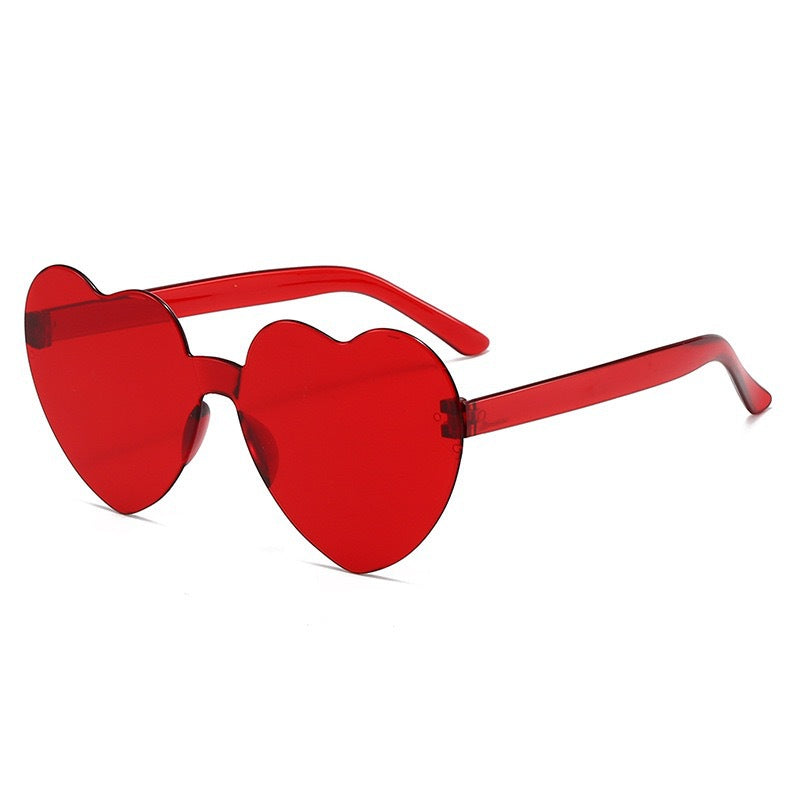 Colorful Heart Shaped Sunglasses