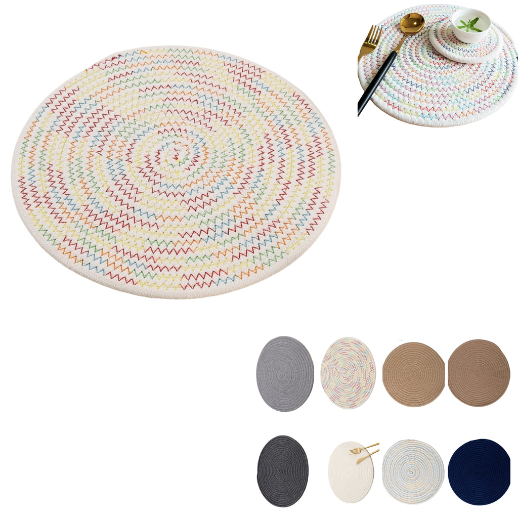 Handwoven Japanese Cotton Heatproof Placemat Coaster