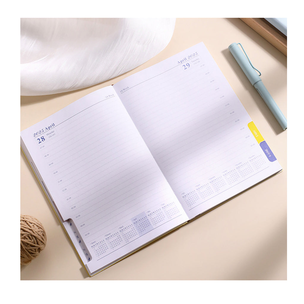2025 Leather Diary - Weekly Planner