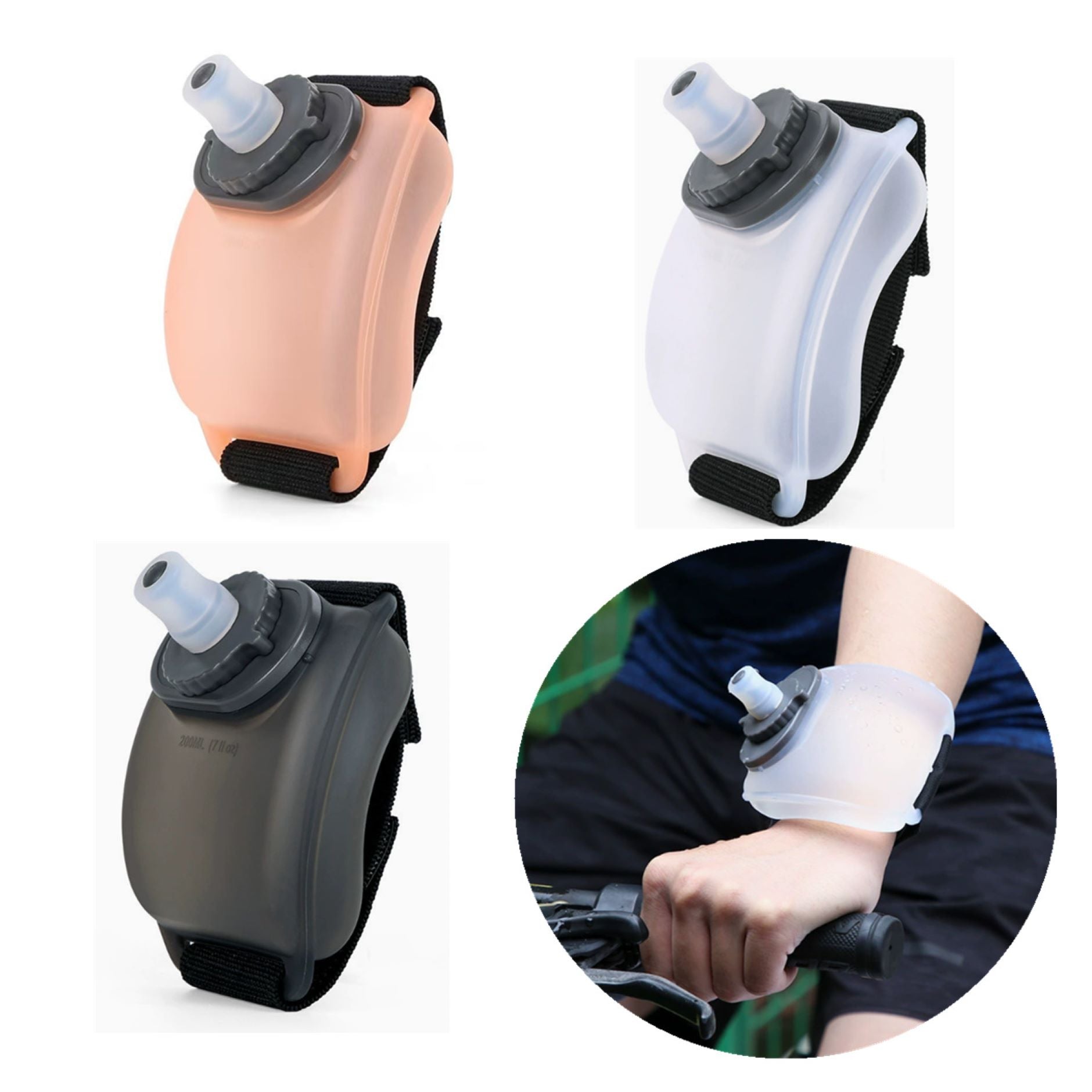 Silicone Wrist Water Bottle