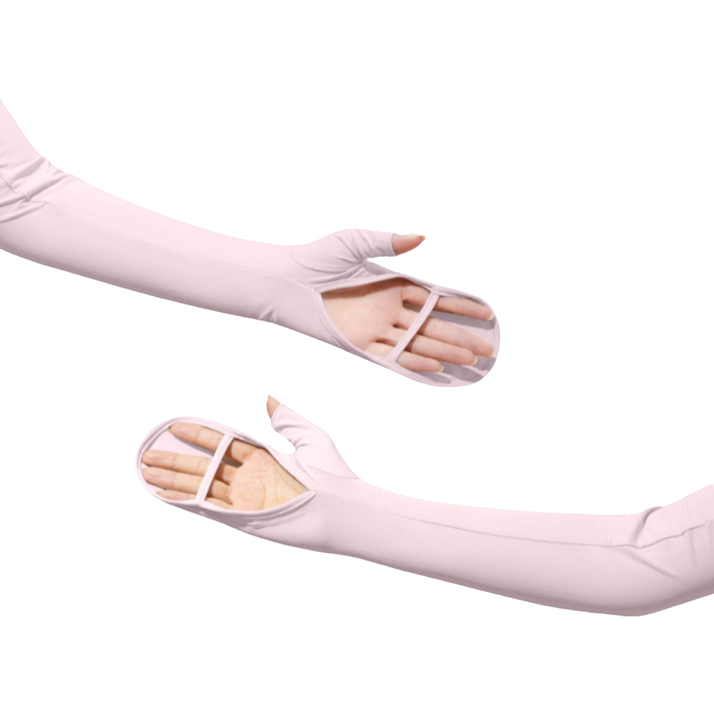 UPF 50 Sun Arm Sleeves Women Driving Cooling Cover