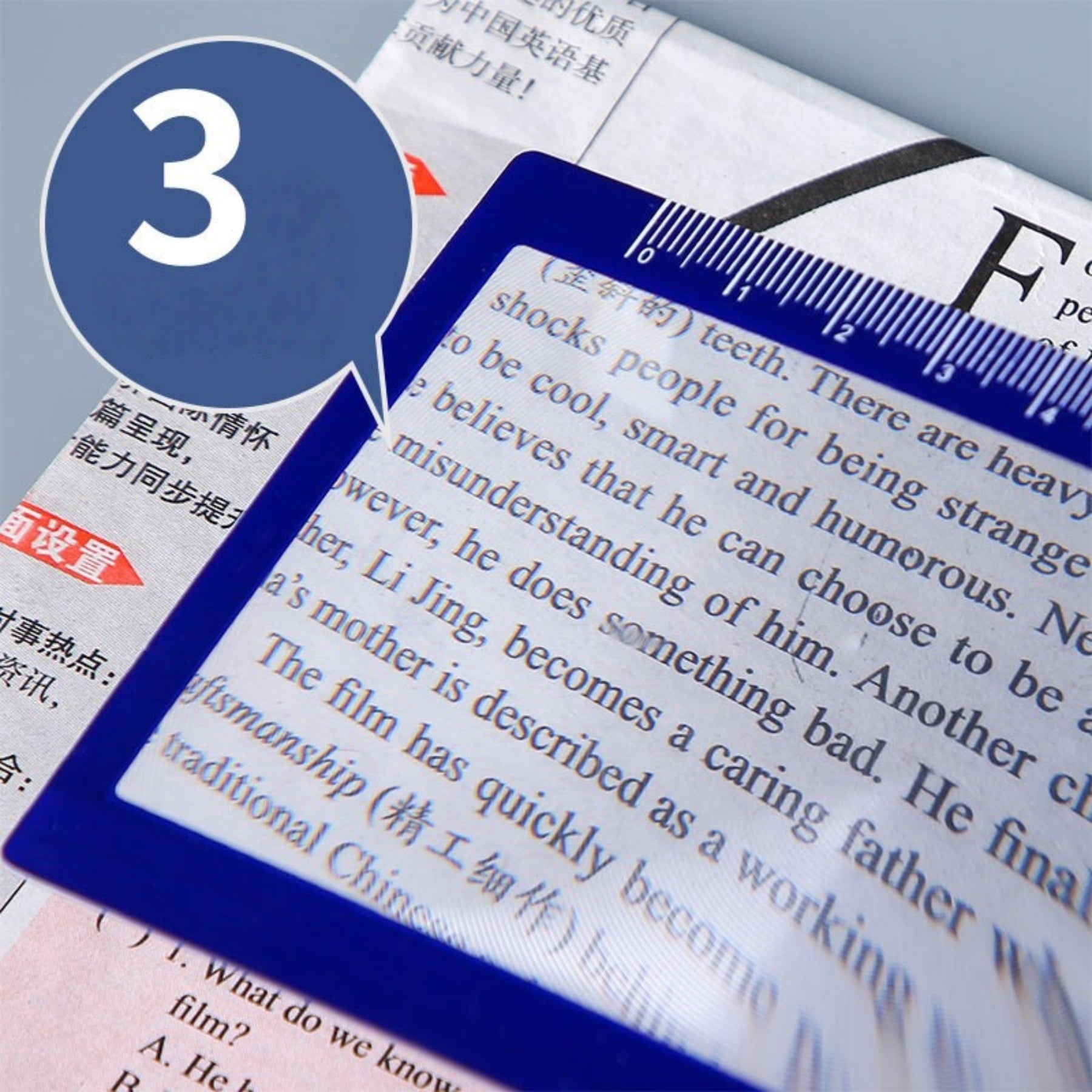 Pvc Bookmark Card Magnifier