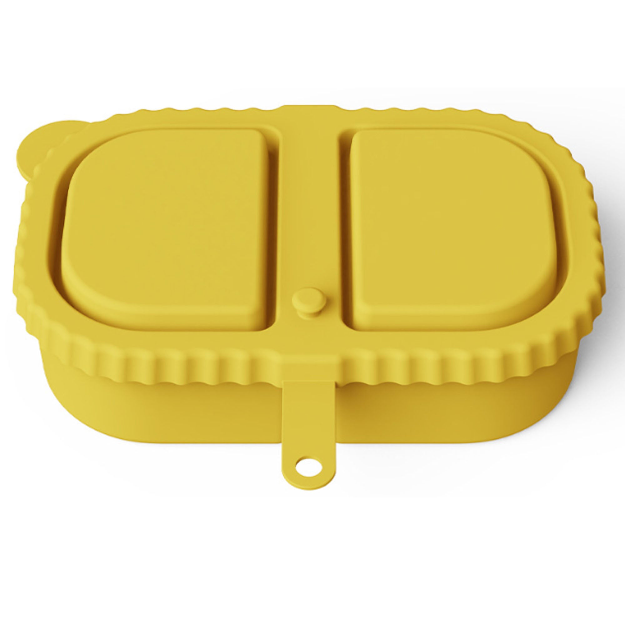Silicone Double Compartment Condiment Container with Lid