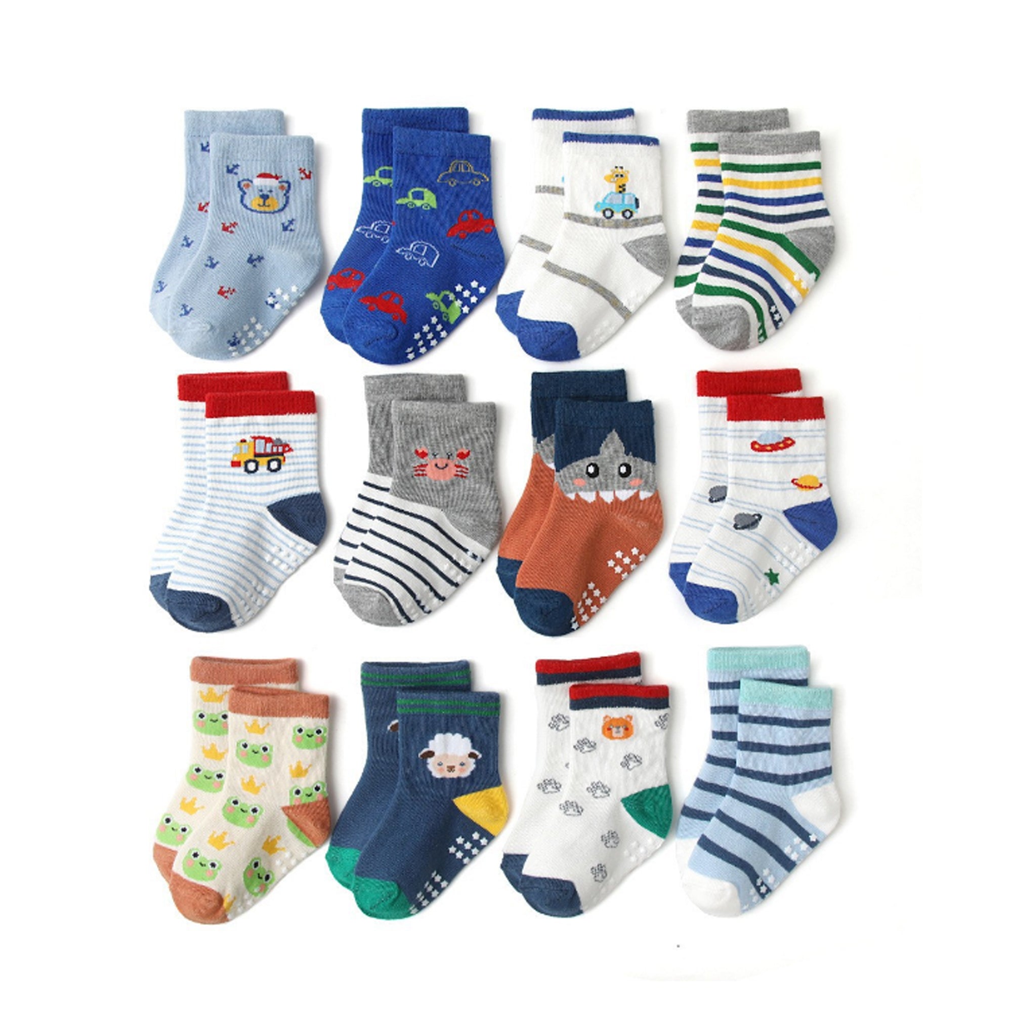 Combed Cotton Non-Slip Dispensing Children'S Socks