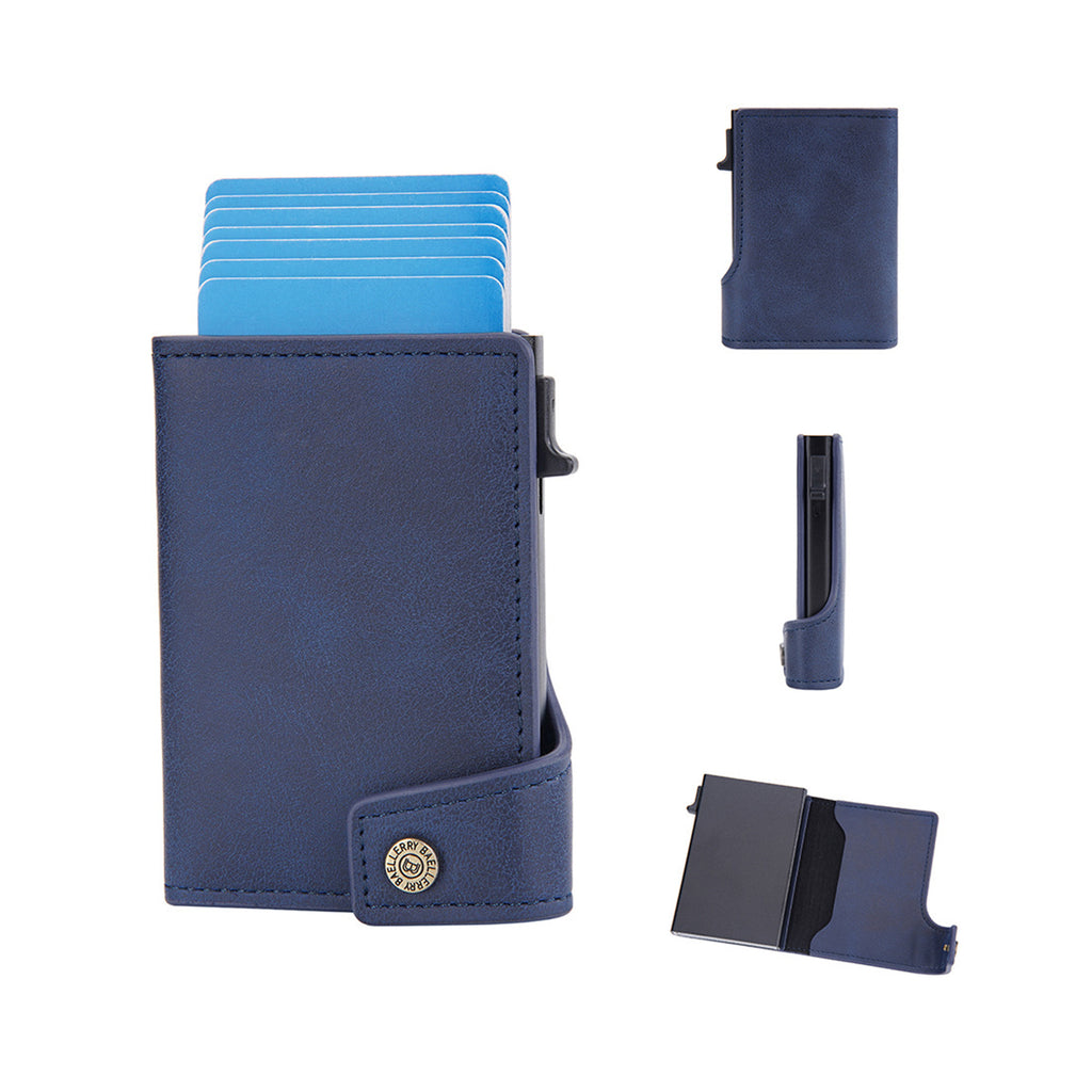 PU Business Buckle Card Case