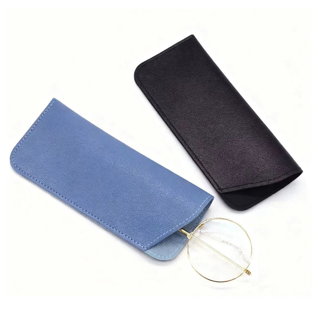 Soft PU Leather Eyeglass Travel Glasses Pouch