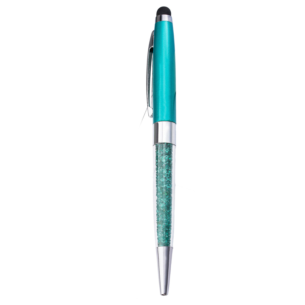 Crystal Ballpoint Pen With Stylus