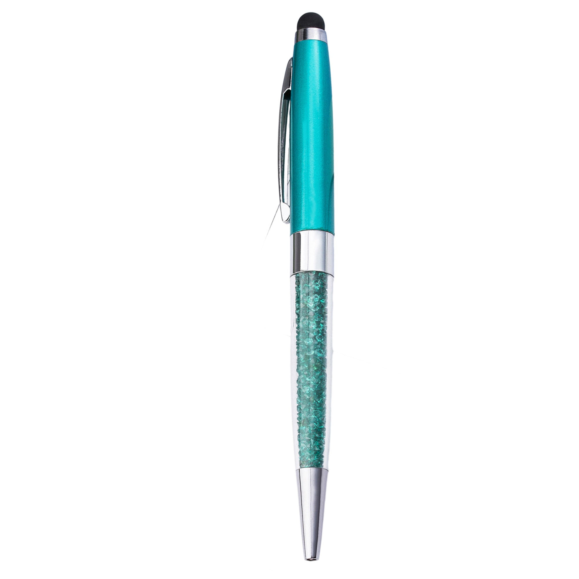 Crystal Ballpoint Pen With Stylus