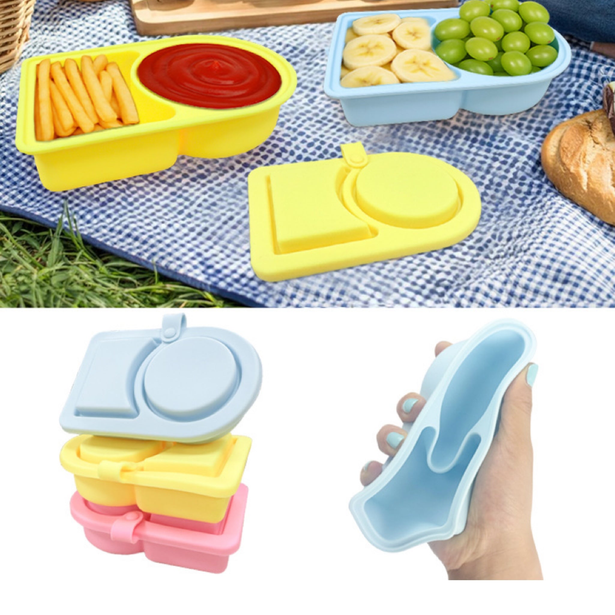 Food-Grade Silicone Dipping Sauce Cup