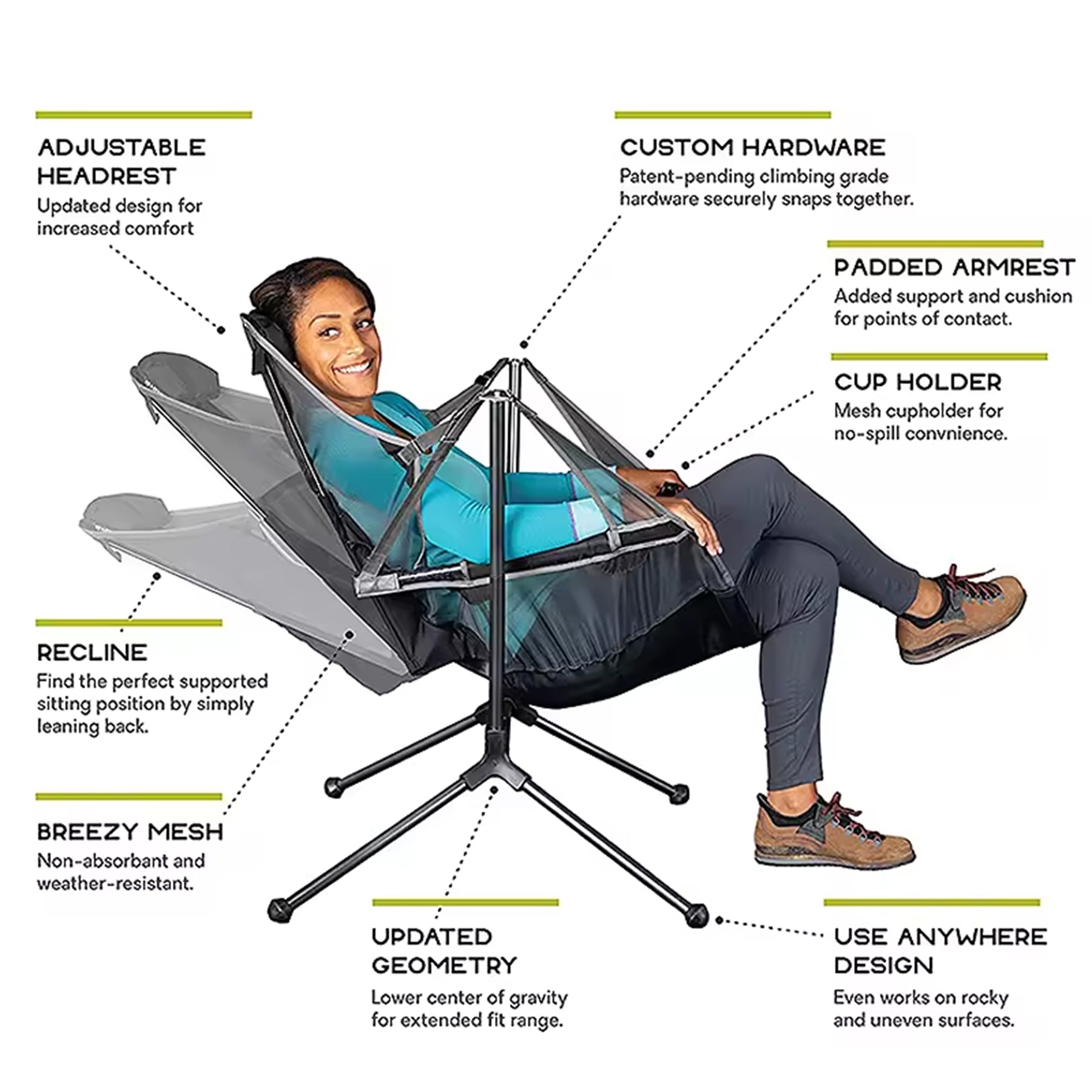 Hammock Rocking Camping Chair