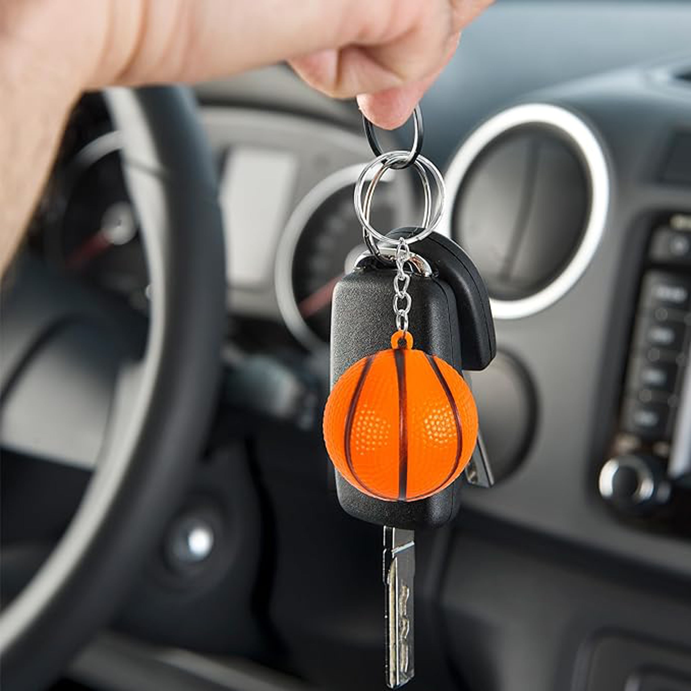 Sports Ball Pendant Keychain