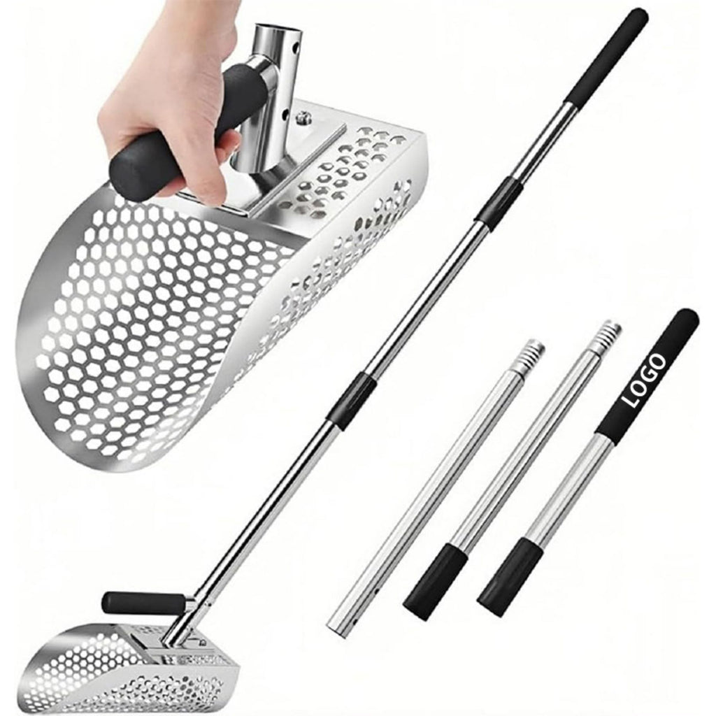 Long - Handled Stainless Steel Sand Shovel