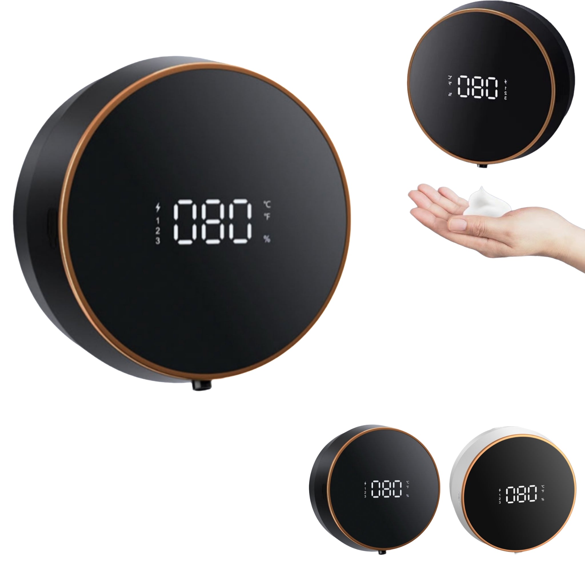 Digital Touchless Soap Dispenser Adjustable Foam Volume Auto Sensing