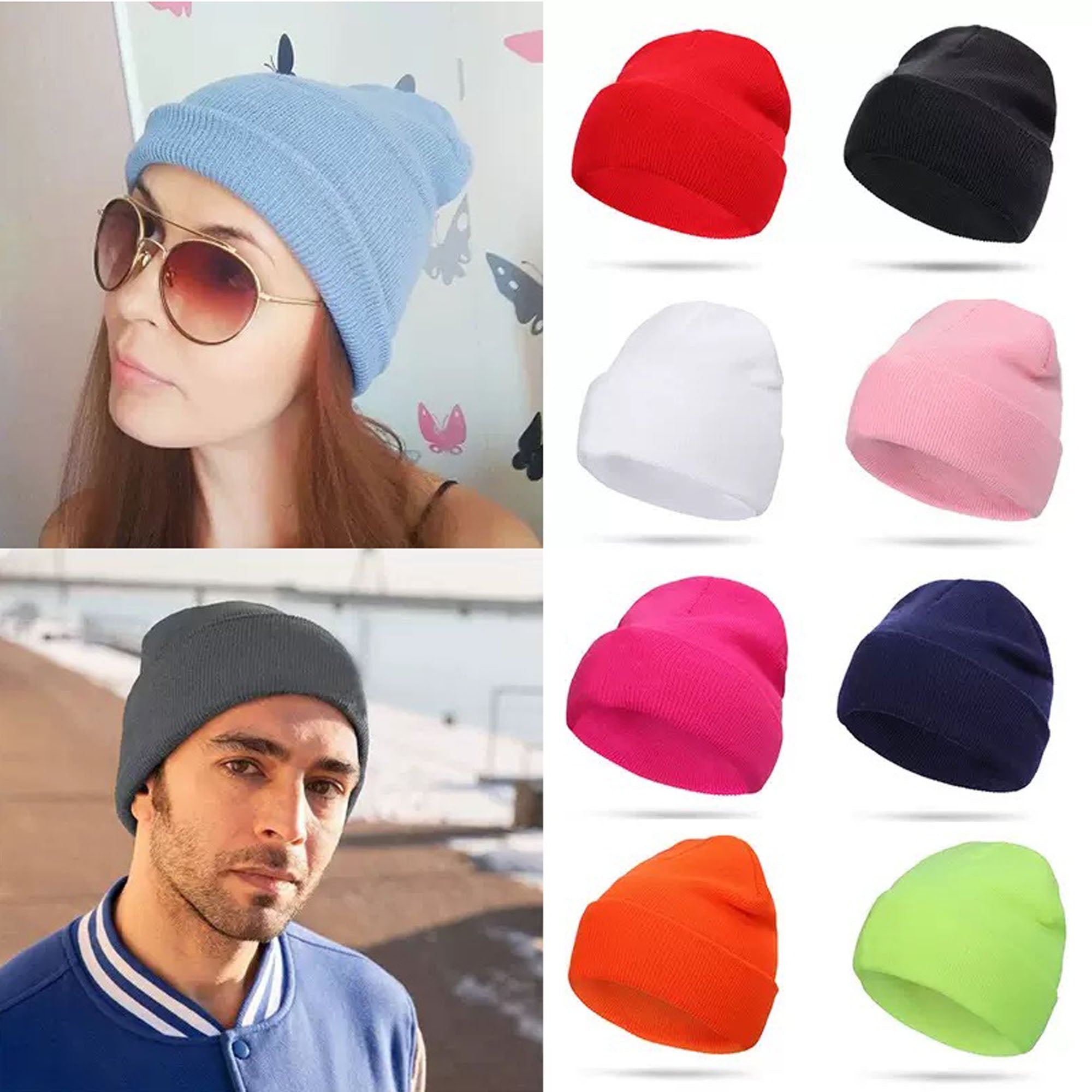 Unisex Windproof Knitted Hat