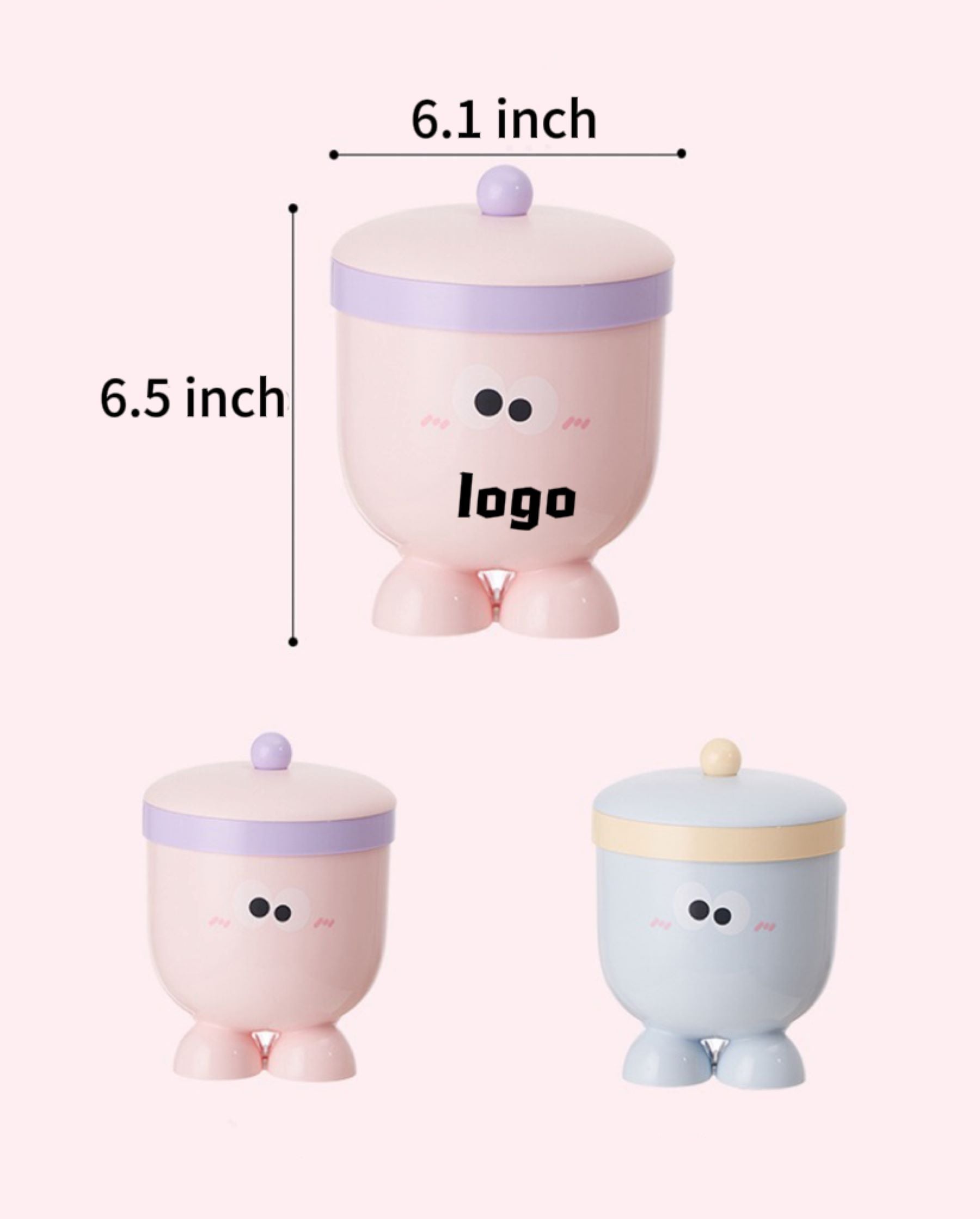 Desktop Flip-top Trash Can
