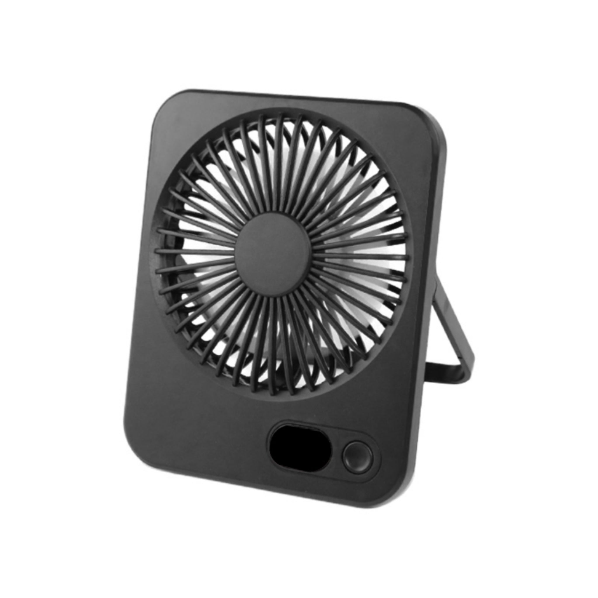 Slim Desk Fan Rechargeable Quiet Folding Handheld Portable