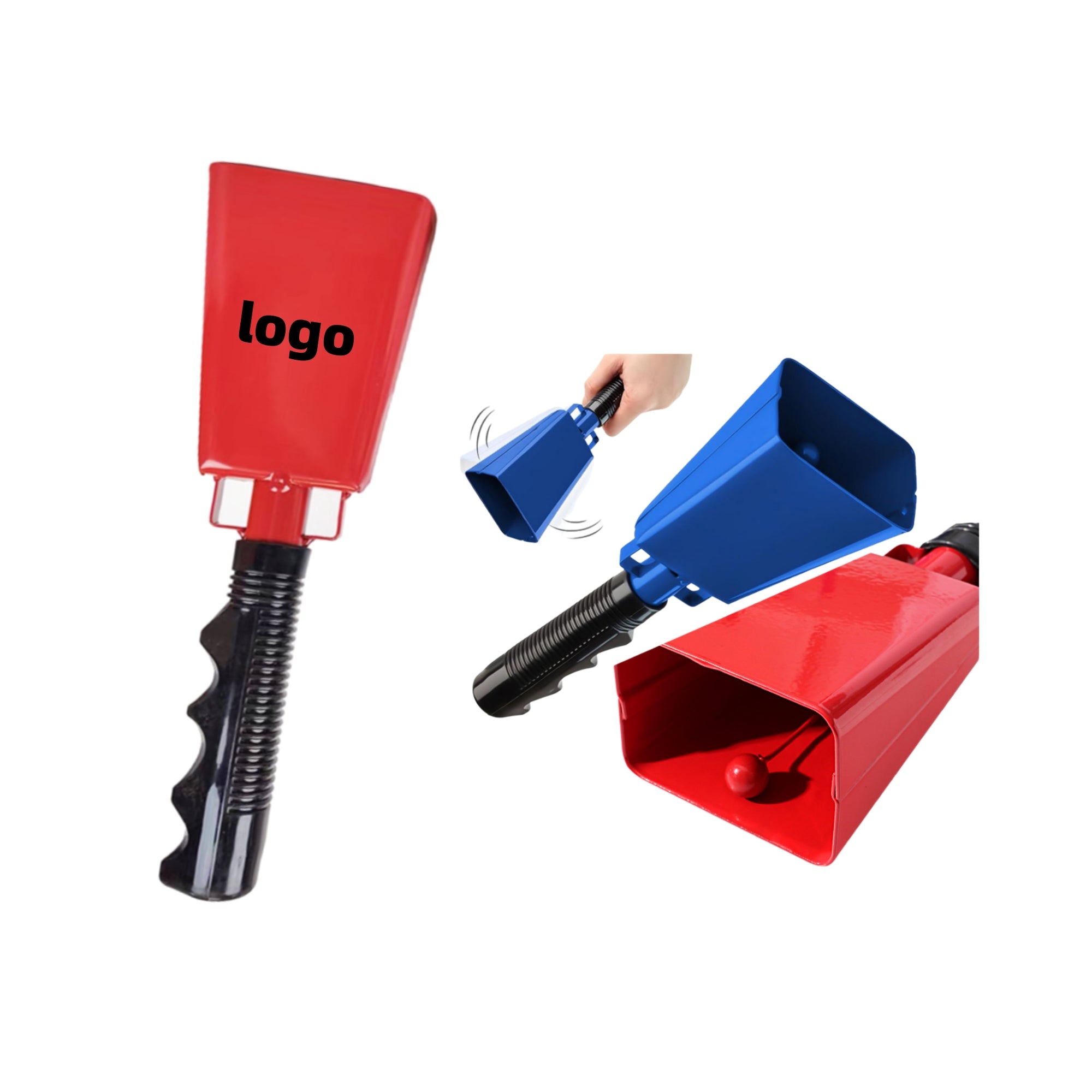 Metal Cowbell With Handle