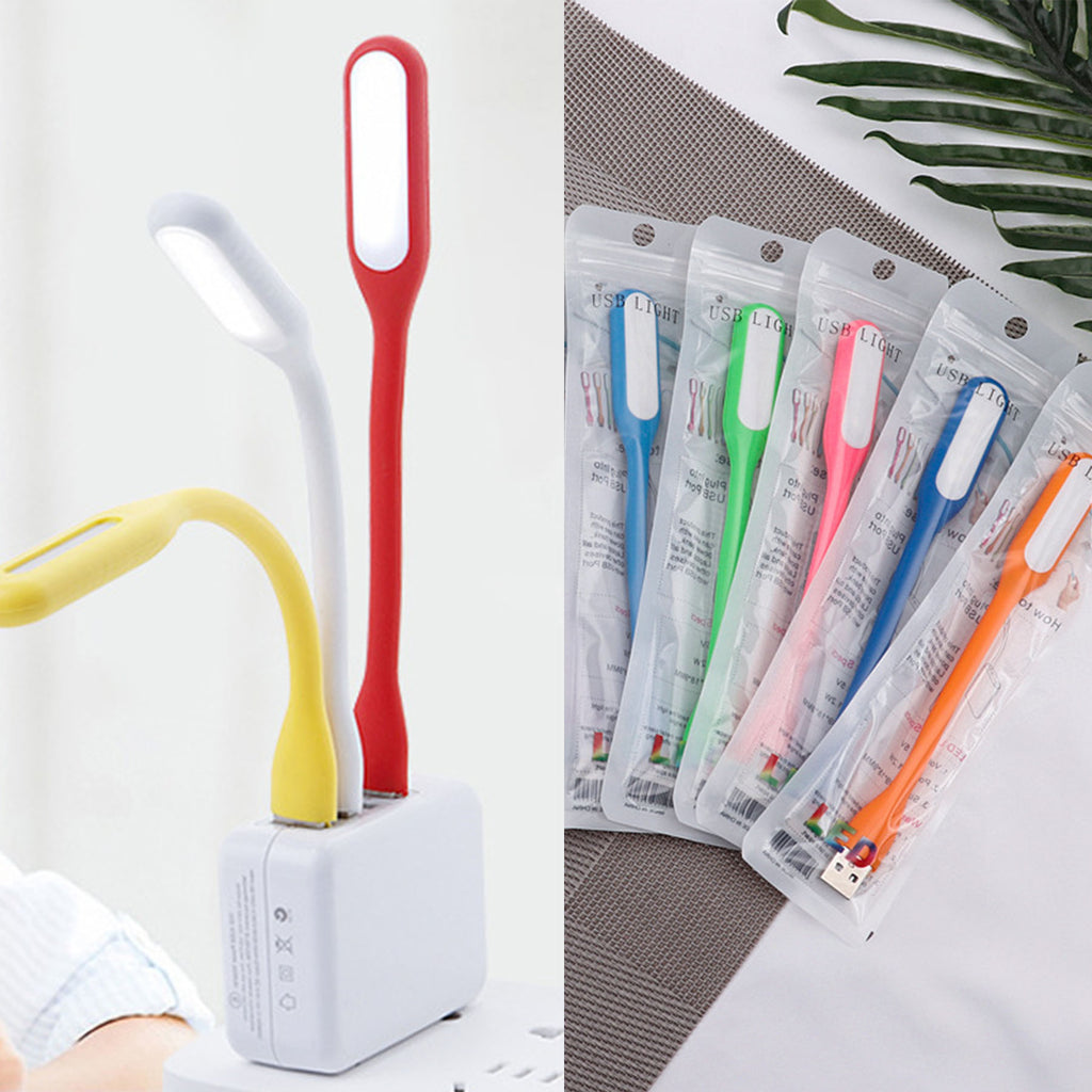 USB LED Light Lamp For Power Bank With Flexible Arm